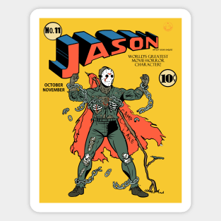 Jason Voorhees Muscle Sticker